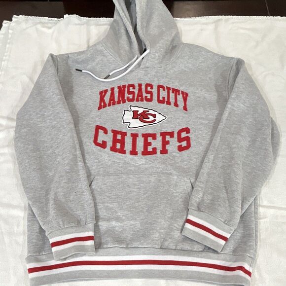 NFL Other - NFL Team Apparel Kansas City Chiefs Gray Pullover Hoodie Sweatshirt XL